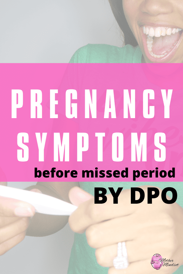 Pregnancy Symptoms by DPO