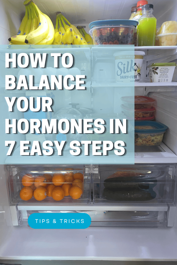 how to balance your hormones