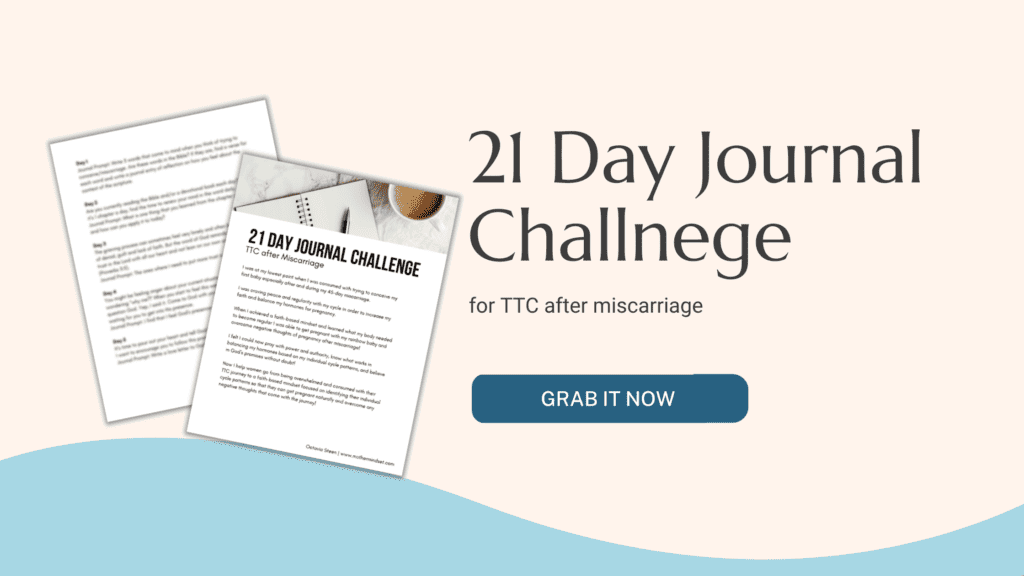 miscarriage journal challenge graphic
