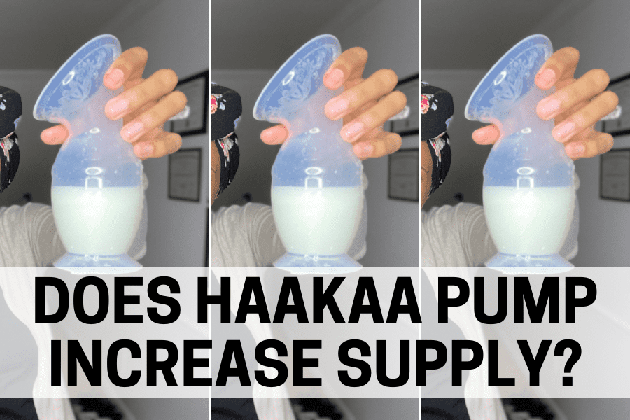 does haakaa pump increase supply