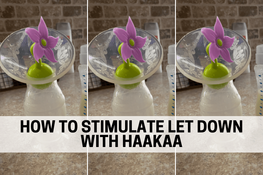 how to stimulate let down with haakaa