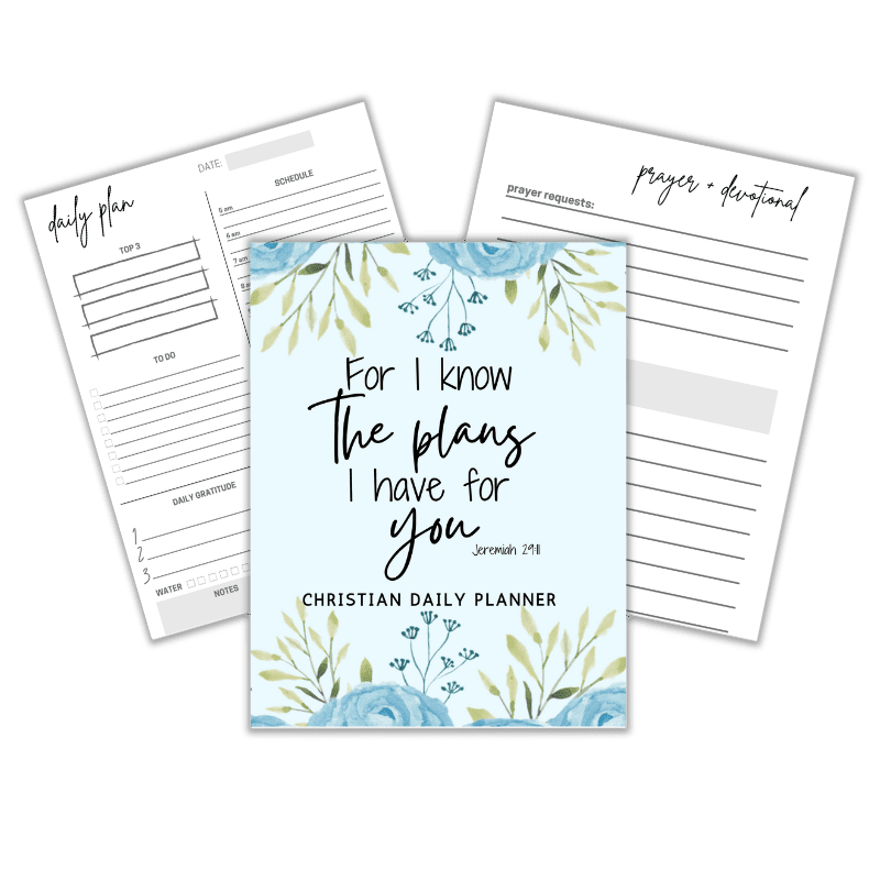 christian daily planner