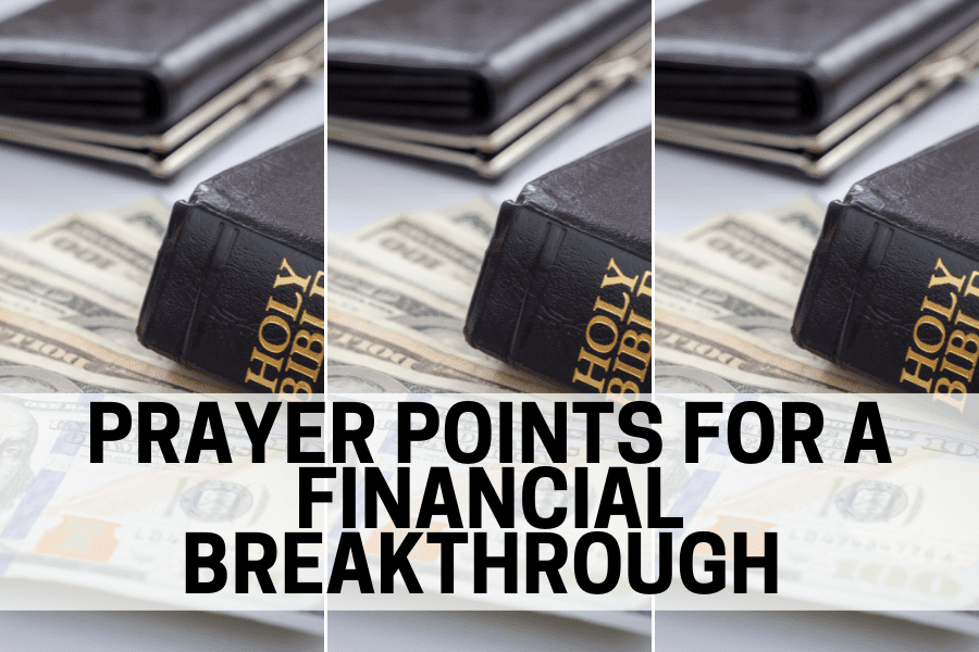 prayer points for a financial breakthrough with bible verses