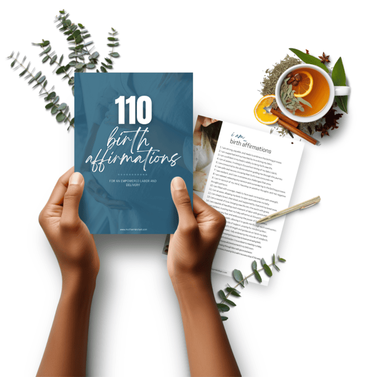 110 Positive Birth Affirmations for Labor (Free Printable)